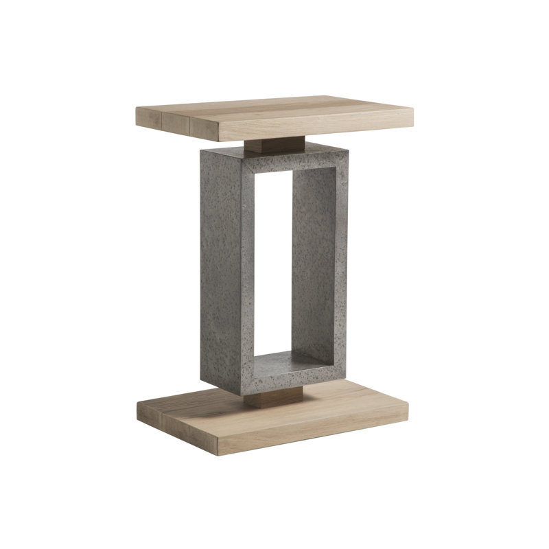 Verite Solid Wood Top End Table