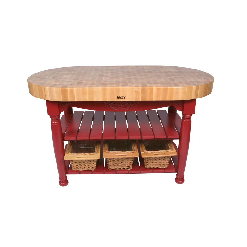 American Heritage Harvest Table, Barn Red