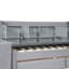 Lit de jour simple tapissier avec tiroirs, tablettes, armoires rabattables et table d'appoint-118022242