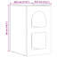 29.5cm W Manufactured Wood Bedside Table-120845469