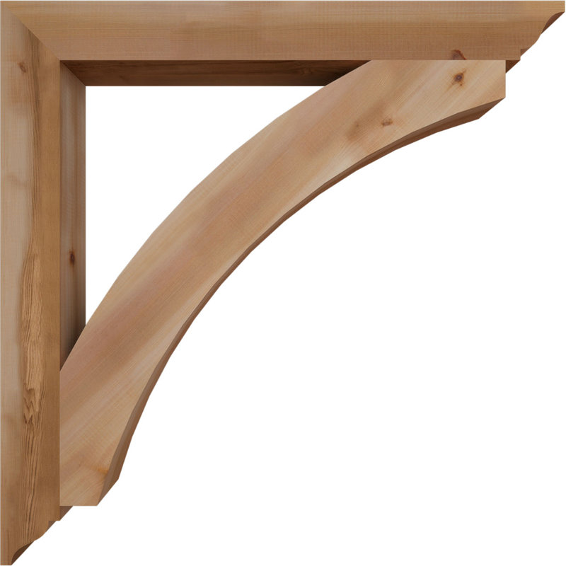 Support traditionnel Thorton, H 38 po x l 3,5 po x P 38 po, Cèdre rouge