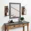 18.75" Metal/Wood/Glass Wall Sconce-2098065414