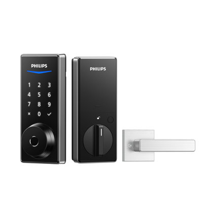 Philips Fingerprint Touchscreen Electronic Deadbolt with Lever