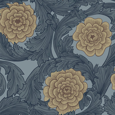 Blomstermåla Wallpaper Roll