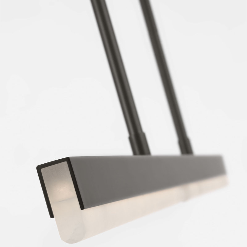 Linea LED Chandelier, Bronze
