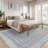 Modern Machien Washable Rugs for Living Room Ultra-Soft Geometric Bordered Indoor Rug, Non Shedding Low Pile Bedroom Carpet, Contemporary Floor Mats for Nursery-337464417-343292060