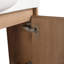 Meuble-lavabo mural 26 po avec lavabo en céramique blanche et porte à fermeture en douceur, emballage KD-123654778