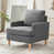 Tissu gris foncé