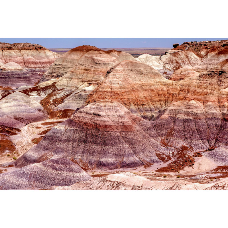 Mountains In Painted Desert by HABesen - Wrapped Canvas Print, 61cm H x 91cm W
