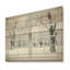 Winter Forest Window Views I - Winter Landscape On Wood Print-409625966