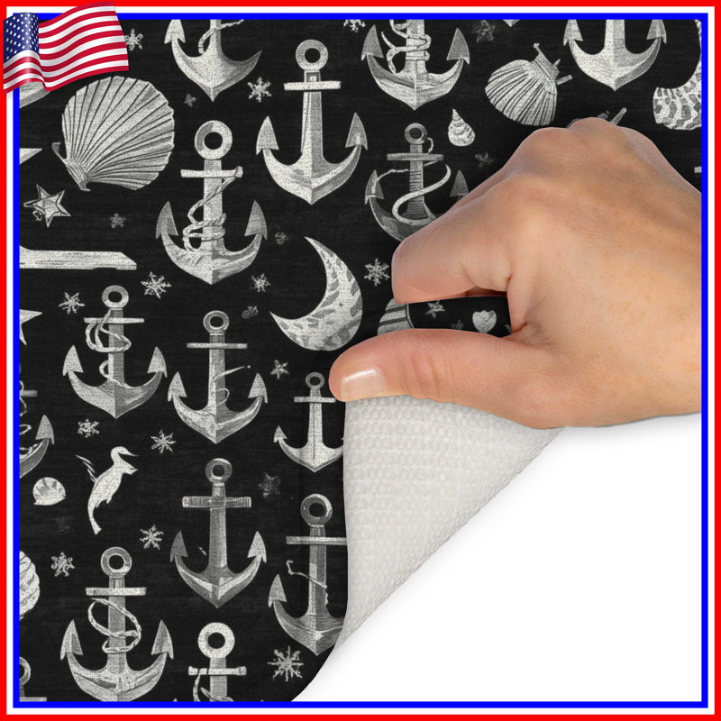 Tapis de bain Anchor, L 24 po x L 17 po