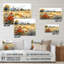 «Green Green Meadow At The Farm II», art mural floral en acrylique-632820078