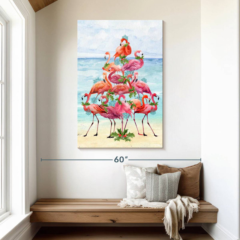 Flamants de Noël Brampt Coastal II, H 48 po x l 32 po