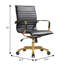 Chaise de bureau en cuir Sorrells-1793720211