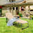 Saenz Outdoor Rust-Resistant Metal Chaise Lounge-1608781484
