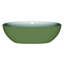 Barcelona 70-1/4" x 33-5/8" Freestanding Soaking Bathtub in Volcanic Limestone with Overflow Hole-45225452-124933063