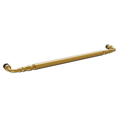 BB26FCA304714A908AE600B328ED5952 24 Inches Centre To Centre Traditional Series Victorian Style Towel Bar Single Mount Lifetime Brass