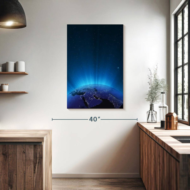 Oberle Glowing Earth, 39" H x 26" W