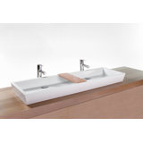 84" Cube Collection Trough Lavatory, 4" Height