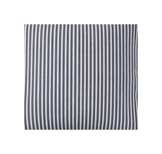 Ensemble de 2 coussins de chaise de patio hydrofuges en forme de U, à rayures bleues et blanches