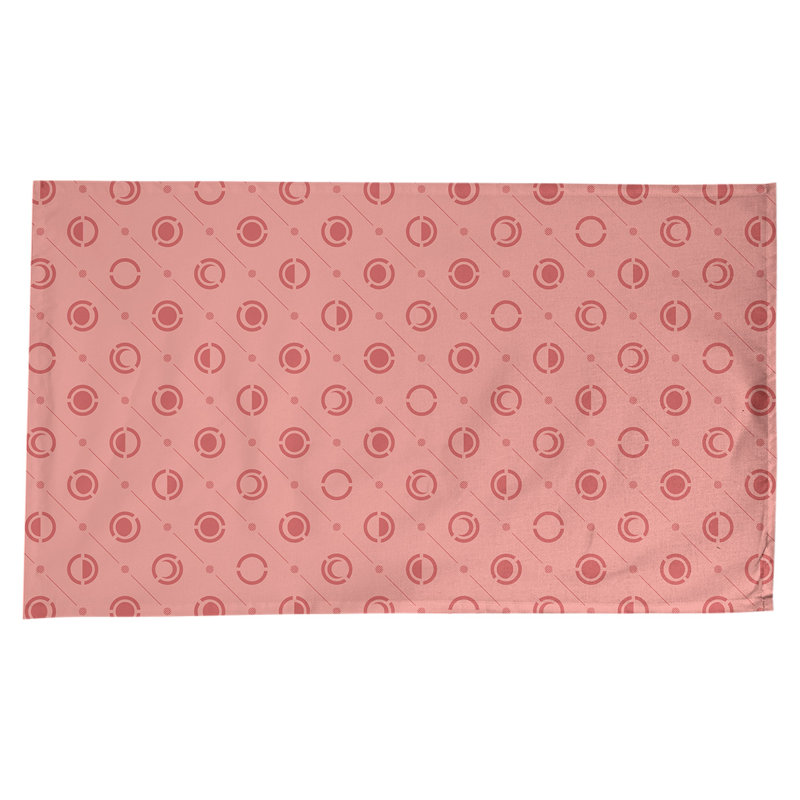 Nappe des phases de lune classiques, Rouge / pêche / blanc