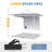 8 Ft. X 8 Ft. White Pop-Up Canopy With Extended Eaves
