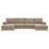 Camel Colour Chenier Combination Sofa