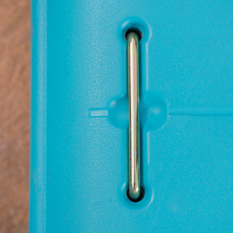 Base de parasol autoportante Jamal Steel, Bleu sarcelle