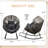 Rocking Egg Chair with Cushion-740377051-740377049