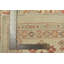 Tapis beige en laine noué à la main de conception unique 8 pi 3 po x 9 pi 8 po