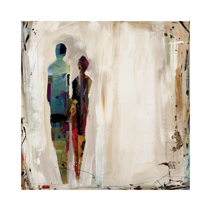 Imprint 1 Piece Wrapped Canvas Painting, 66.04 cm H x 66.04 cm W x 3.175 cm D