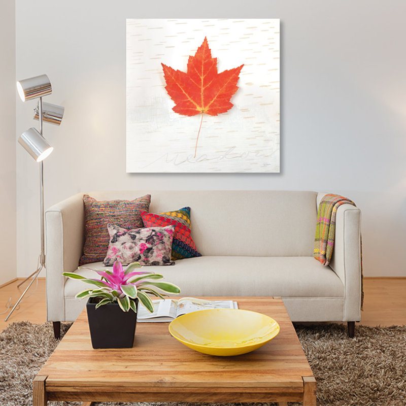 « automne colors i », impression sur toile, H 12 po x l 12 po x P 0,75 po, Toile tendue, Pas de tapis