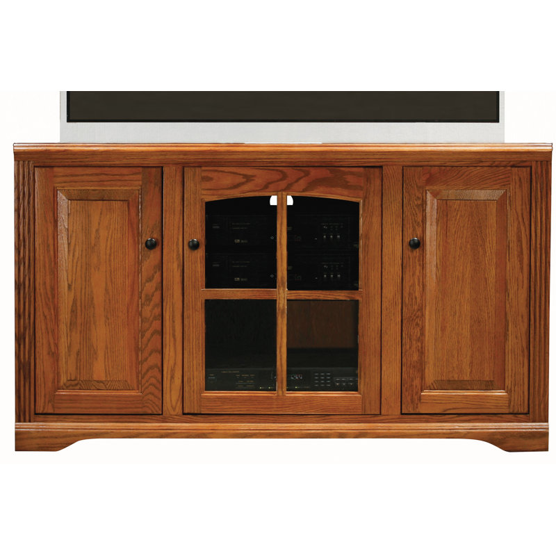Rafeef Unfinished TV Stand for TVs up to 60", Summer Sage Oak
