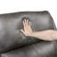 Ensemble de canapé gris 3 pièces Fauteuil inclinable à mouvement inclinable et moelleux