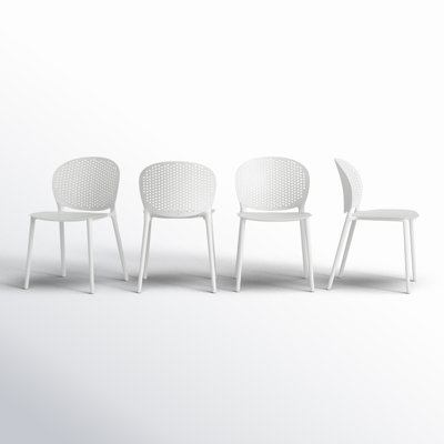 Iben Stackable Patio Side Chair