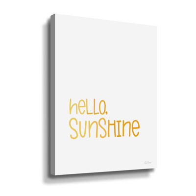«Hello Sunshine», reproduction sur toile