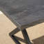 Banc de salle à manger d'extérieur en aluminium avec structure en acier-1619717732