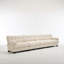 Canapé modulaire modulaire Cloud, canapé modulaire moderne pour le salon, canapé modulaire à assise profonde avec accoudoirs ronds 6 coussins, canapé confortable en flanelle 4 places pour chambre à coucher-1391660889-1391660894