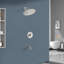 High-Pressure Rainfall Shower System, Tub Faucet Set