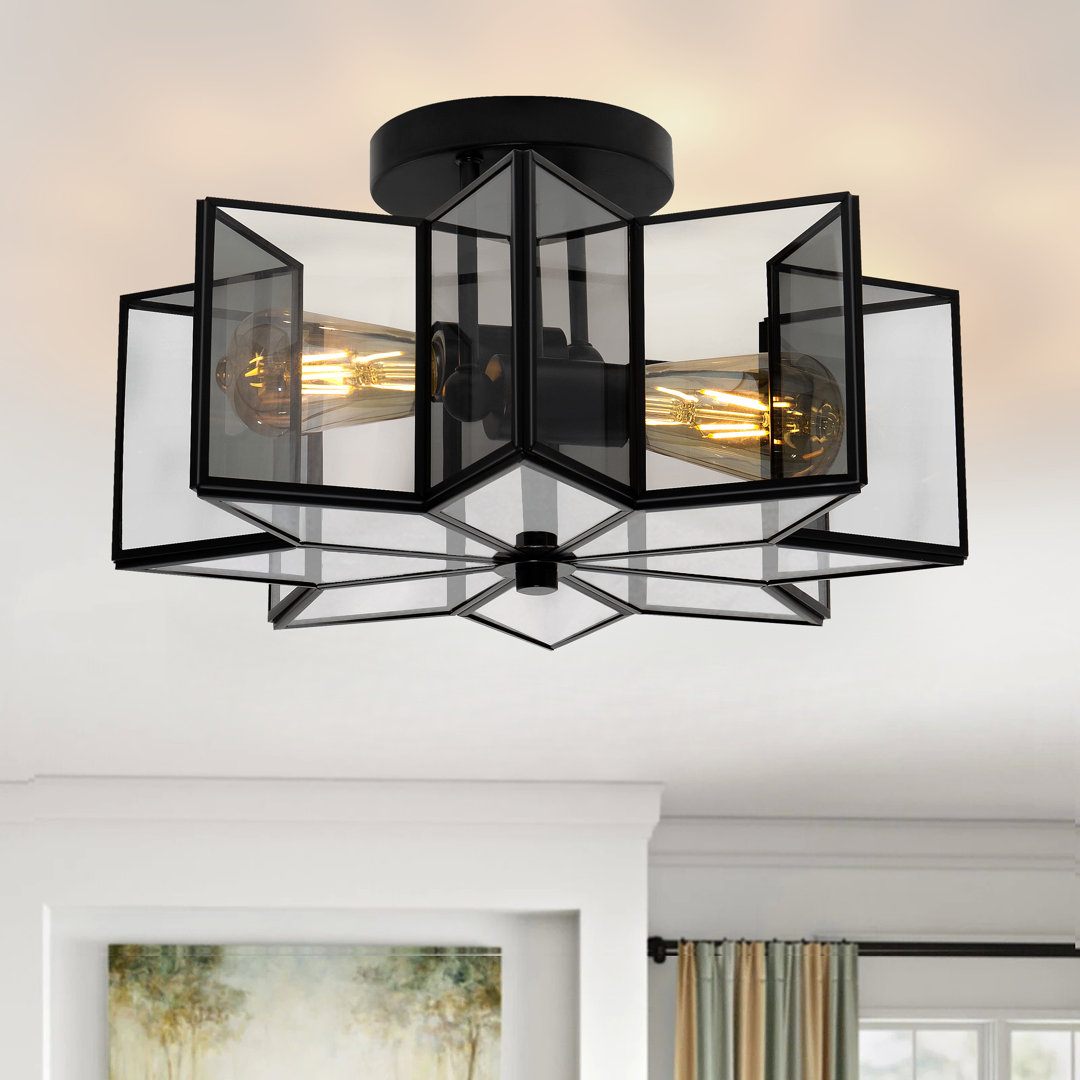 Aire 2 - Light 41cm Unique/Statement Star Semi Flush Mount Light