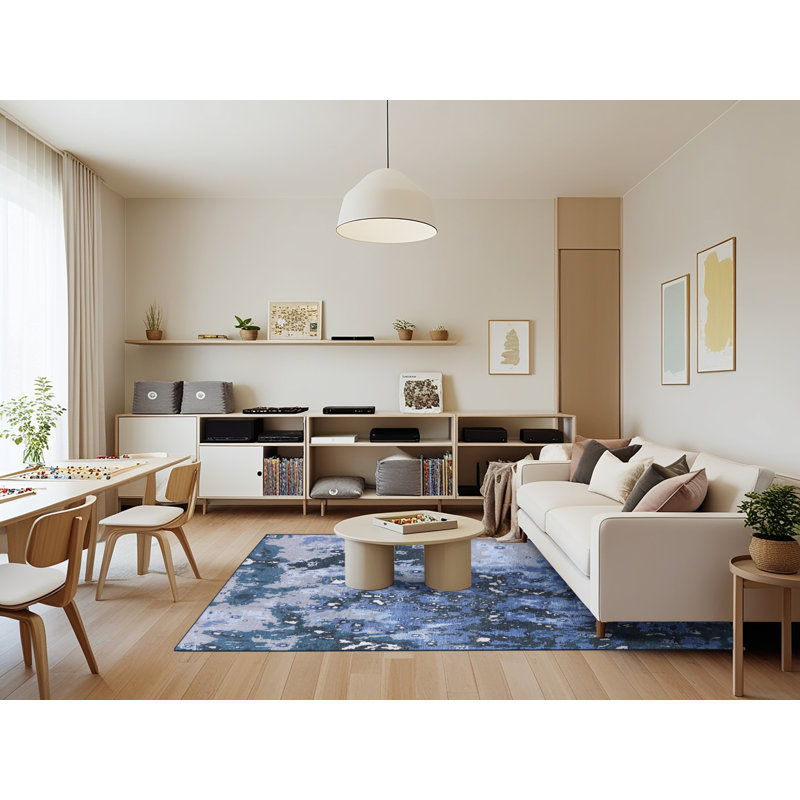 Tapis bleu, Rectangle 7 pi x 9 pi