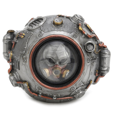4.33 in L Steampunk Alien Landing Probe Poly Resin