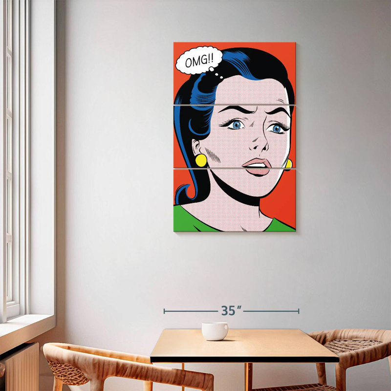 Leisha OMG, 57" H x 36" W