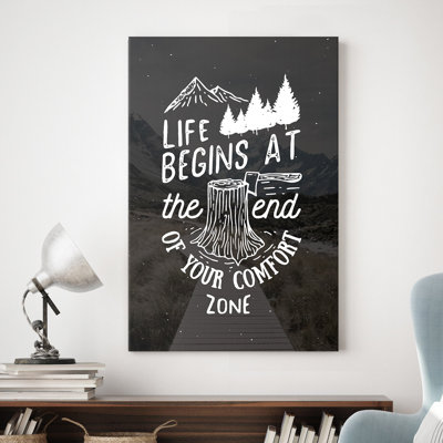 Life Begins - No Frame Print