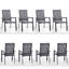 Fauteuil de patio empilable en aluminium Alyah-108287849