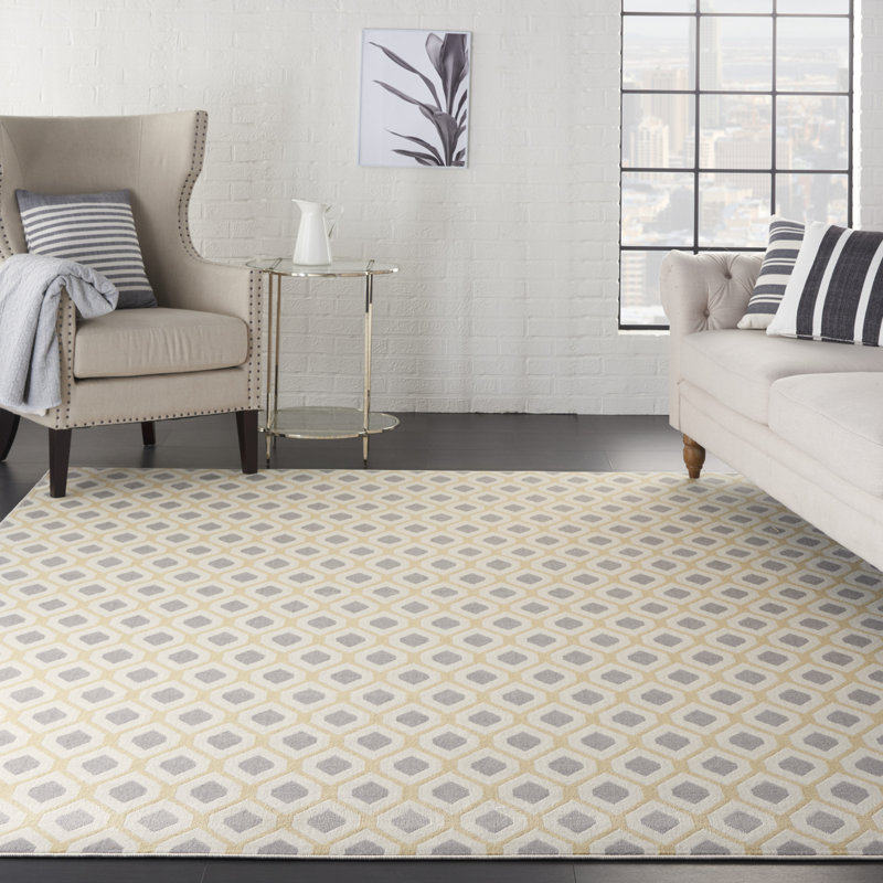 Kacei Geometric Indoor Rug, Rectangle 7'10" x 9'10"
