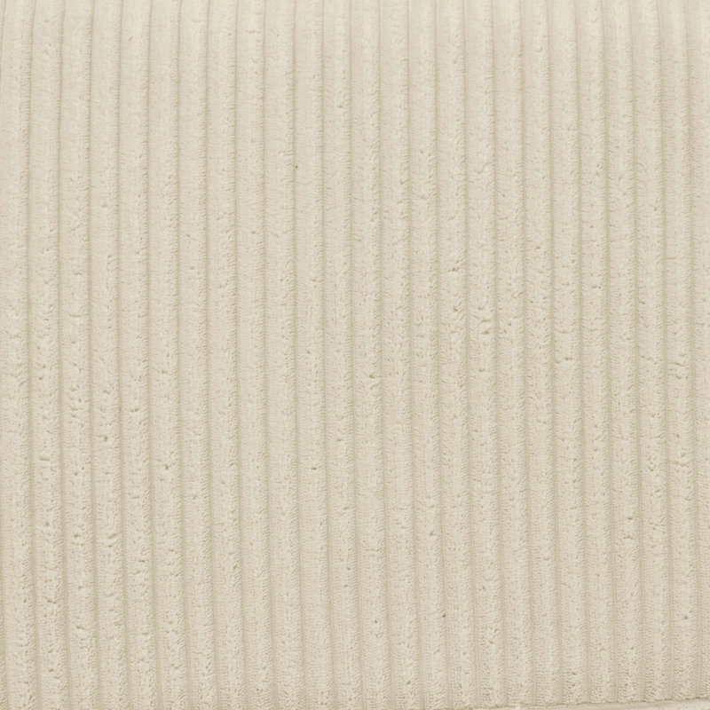 Canapé modulaire à larges accoudoirs avec 2 repose-pieds Cordory, Beige
