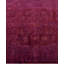 Overdyed Hand-Knotted Wool Modern-Contemporary Purple Area Rug 3' 1" x 5' 1"