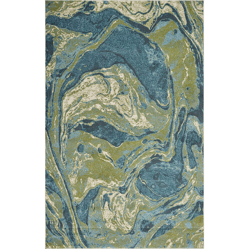 Pendarvis Abstract Indoor Rug, Rectangle 3' x 5'
