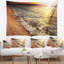 Tapisserie coucher de soleil sur la plage-28507775